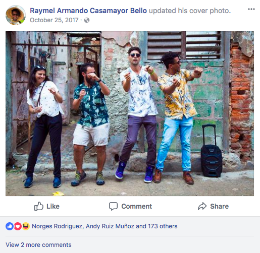 Facebook ReConstrucción - Raymel Casamayor y Janis Reyes